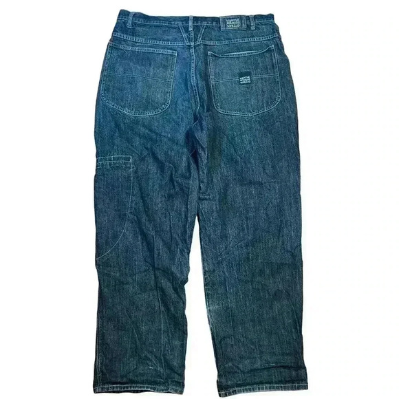 Marithe Francois Girbaud Jeans Mens Size 40 Baggy Wide Leg Vintage Y2K Cargo - Picture 2 of 6